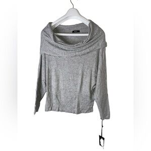 NWT Michael Lauren Jarrett Oversized Turtleneck Sweater Gray - Medium/large